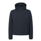 Yes Zee Blue Nylon Jackets & Coat