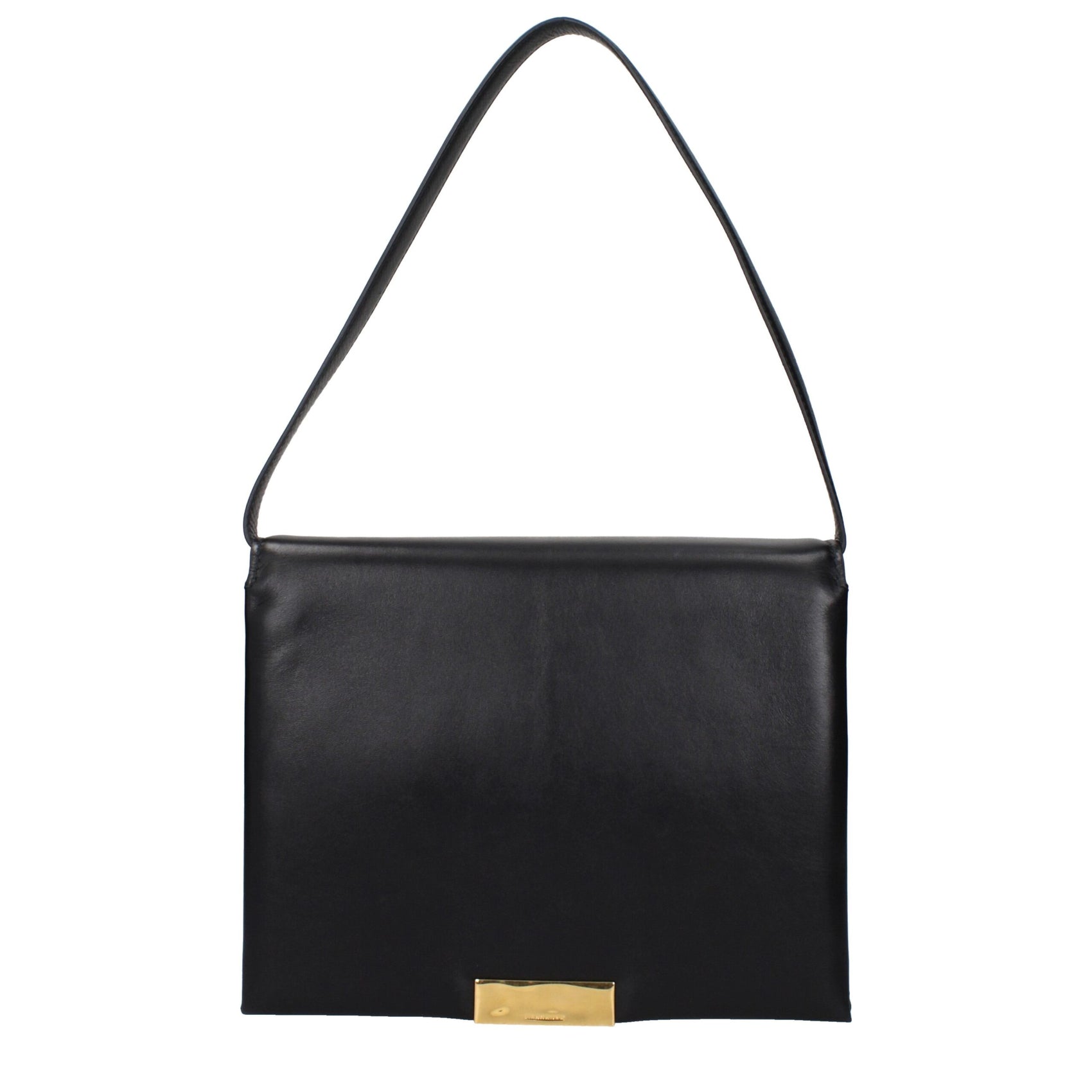 Jil Sander Black Leather Shoulder Bag