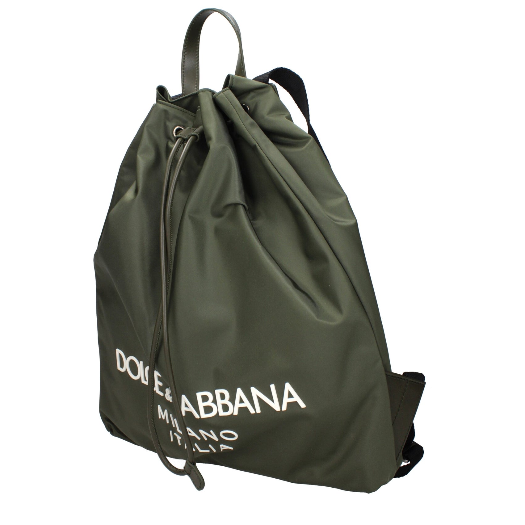 Dolce & Gabbana Green Nylon Backpack