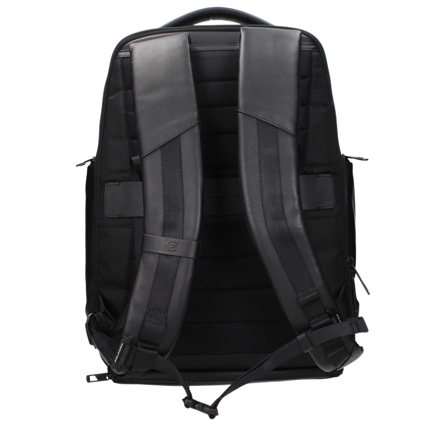 Piquadro Black Leather Backpack