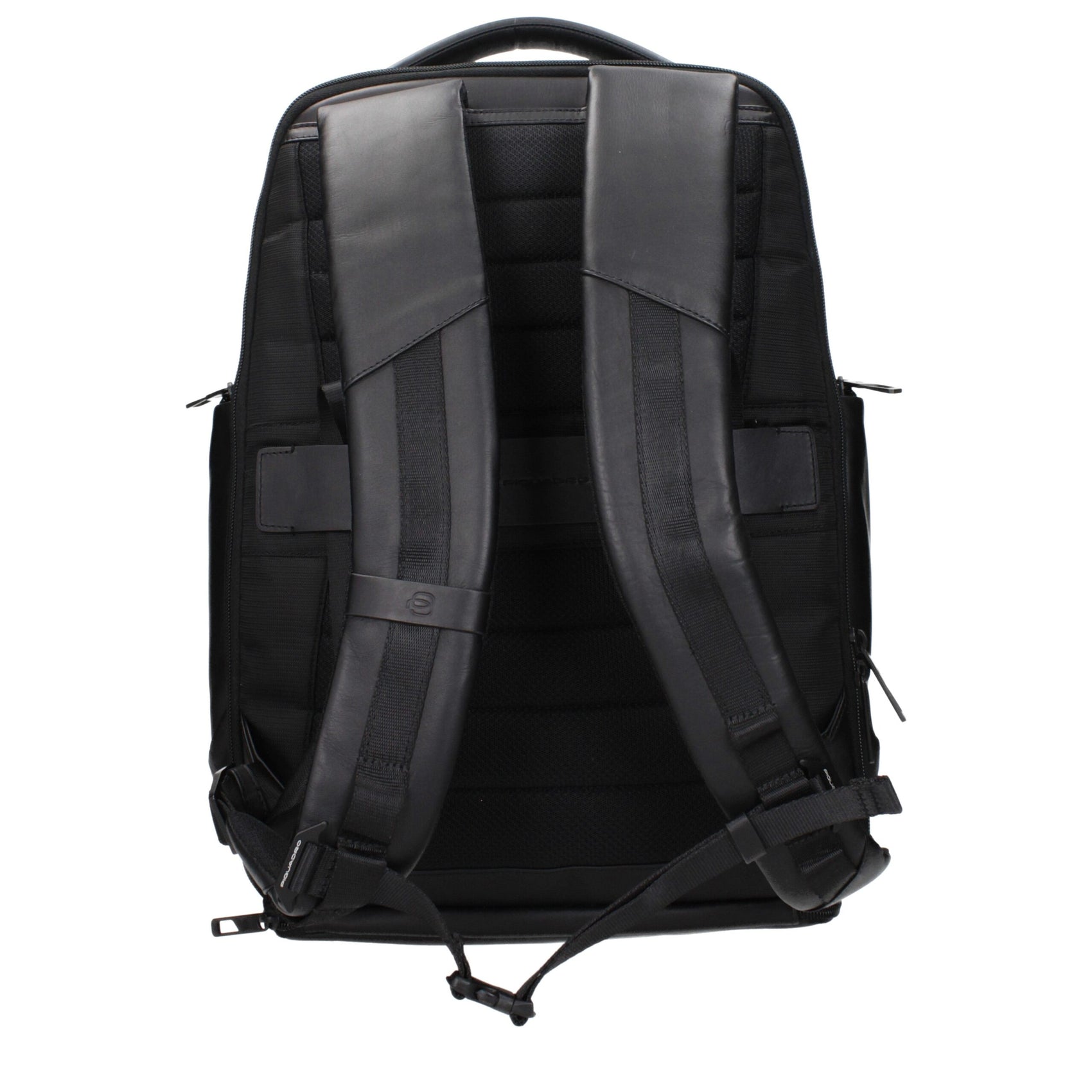 Piquadro Black Leather Backpack
