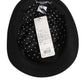 Dolce & Gabbana Black Cotton Polka Dot Lining Fedora Men Hat