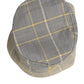 Dolce & Gabbana Gray Yellow Wool Blend Plaid Bucket Cap Men Hat