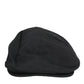Dolce & Gabbana Black Cotton Blend Newsboy Men Cloth Cap Hat