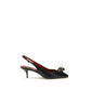Valentino Garavani Black Leather High Heel Pumps