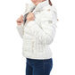 Yes Zee White Polyester Jackets & Coat