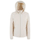 Yes Zee White Nylon Jackets & Coat