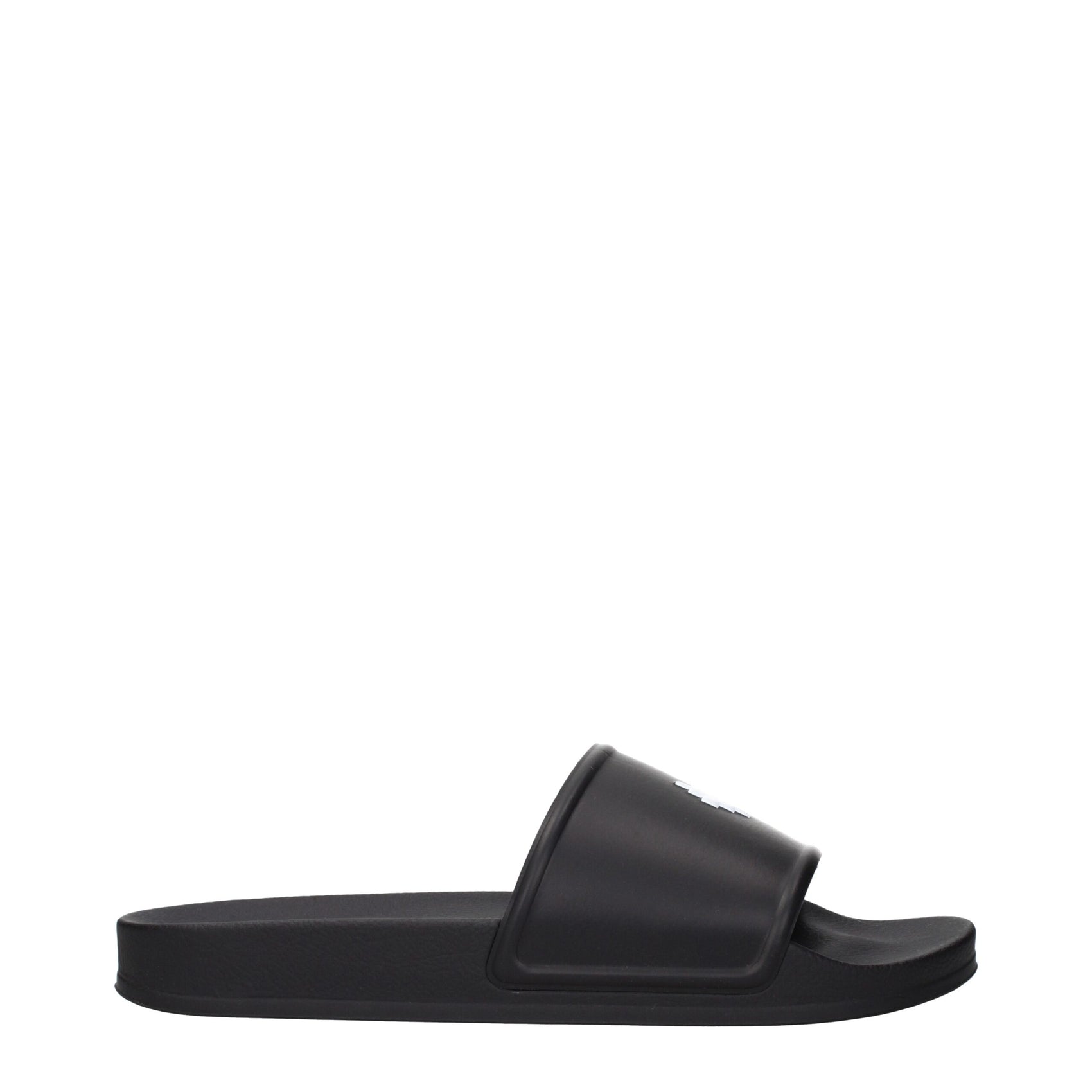 Marcelo Burlon Black Cotton Slippers