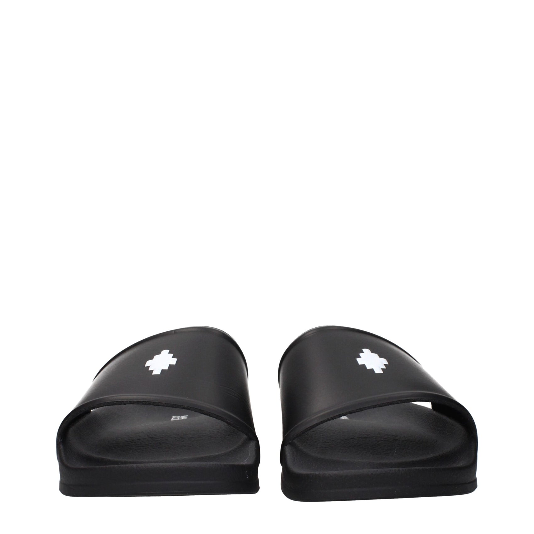Marcelo Burlon Black Cotton Slippers