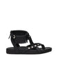 Isabel Marant Black Leather Flat Sandals