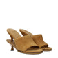 Jacquemus Brown Leather Stiletto Heel Sandals