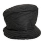 Dolce & Gabbana Black Nylon Quilted Bucket Men Capello Hat