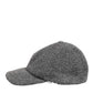 Dolce & Gabbana Gray Wool Fleece Rapper Men Baseball Capello Hat