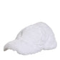 Dolce & Gabbana White Modacrylic Rapper Men Baseball Capello Hat