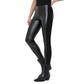 Patrizia Pepe Black Polyethylene Legging