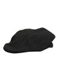 Dolce & Gabbana Black Polyester Newsboy Men Cloth Capello Hat