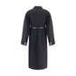 Max Mara Black Fleece Wool Coat