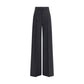 Max Mara Black Fleece Wool Casual Pants