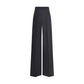 Max Mara Black Fleece Wool Casual Pants