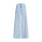 Max Mara Light Blue Cotton Jeans Denim