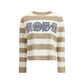 Max Mara Beige Fleece Wool Sweatshirt