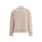 Max Mara Beige Wool Turtleneck