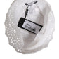 Dolce & Gabbana White Nylon Cut Out Bucket Logo Capello Hat