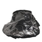 Dolce & Gabbana Black PVC Wide Brim Men Bucket Capello Hat