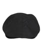 Dolce & Gabbana Black Cotton DG Logo Newsboy Cloth Capello Hat