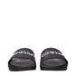Off-White Black Cotton Slippers