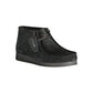 Clarks Black Leather Men Sneaker