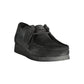 Clarks Black Leather Men Sneaker