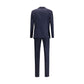 Lardini Blue Wool Two-Piece Suit