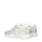 Off-White Beige Leather Low Top Sneakers