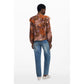 Desigual Orange Viscose Shirt