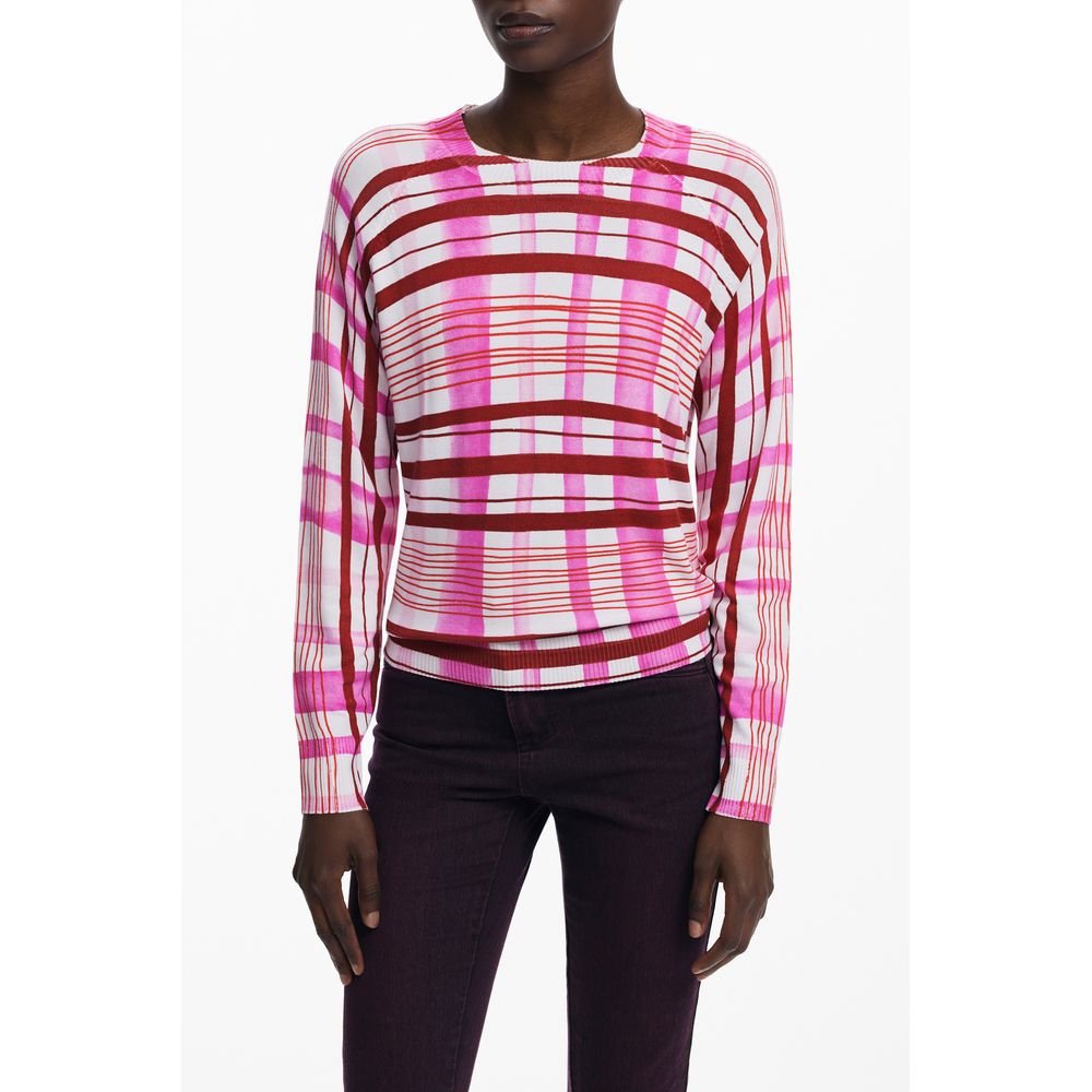 Desigual Pink Viscose Women Sweater