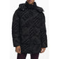 Desigual Black Polyester Jackets & Coat