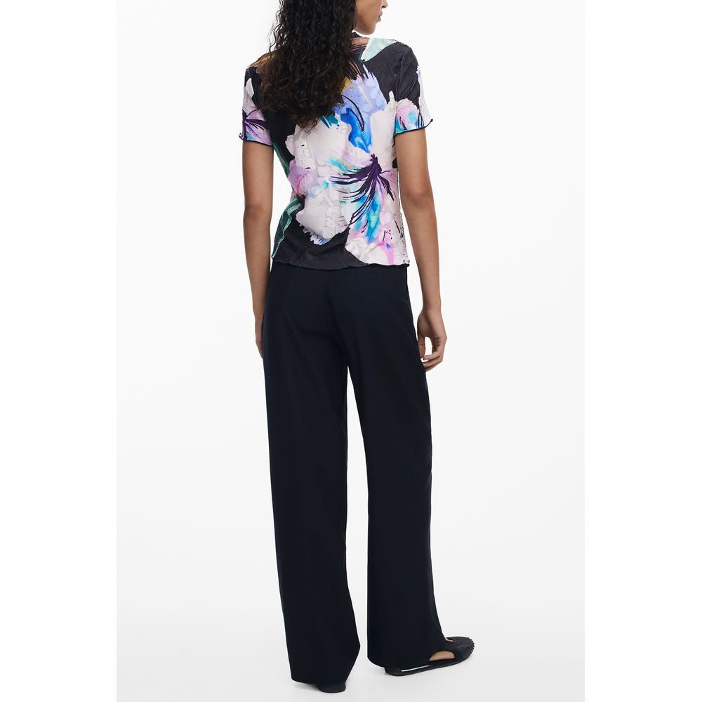 Desigual Black Polyester T-Shirt
