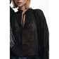 Desigual Black Polyester Shirt