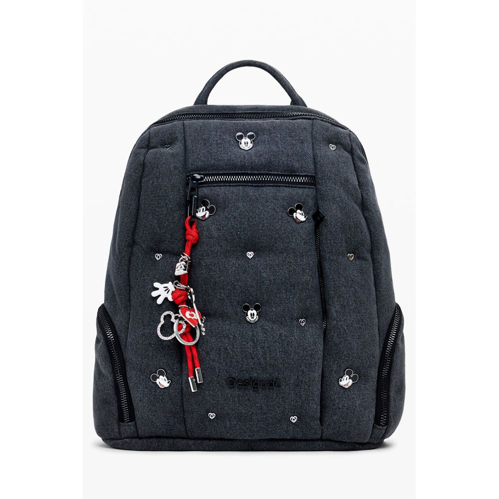 Desigual Gray Polyester Backpack