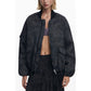 Desigual Black Polyester Jackets & Coat