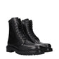 Off-White Black Leather Ankle Boots