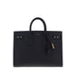 Saint Laurent Black Calf Leather Bos Taurus Handbag