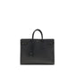 Saint Laurent Black Calf Leather Bos Taurus Handbag