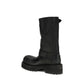 Balenciaga Black Calf Leather Bos Taurus Lace-Up Boots