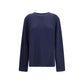 The Row Blue Wool Sweatshirt