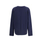 The Row Blue Wool Sweatshirt