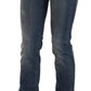 Ermanno Scervino Blue Washed Boot Cut Casual Denim Pants Jeans