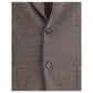 Lardini Brown Fleece Wool Blazer