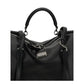 Dolce & Gabbana Black Calf Leather Bos Taurus Handbag